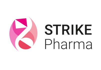 Strike Pharma Logo, Uppsala Sweden