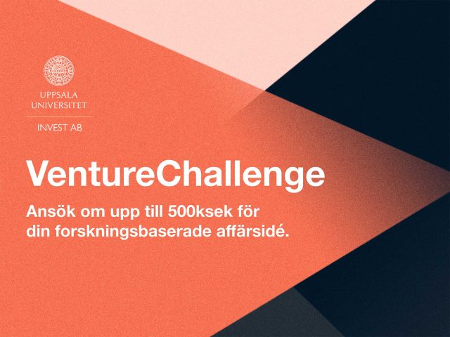 Venturechallenge utlysning Bild på text med Venturechallenge utlysningen