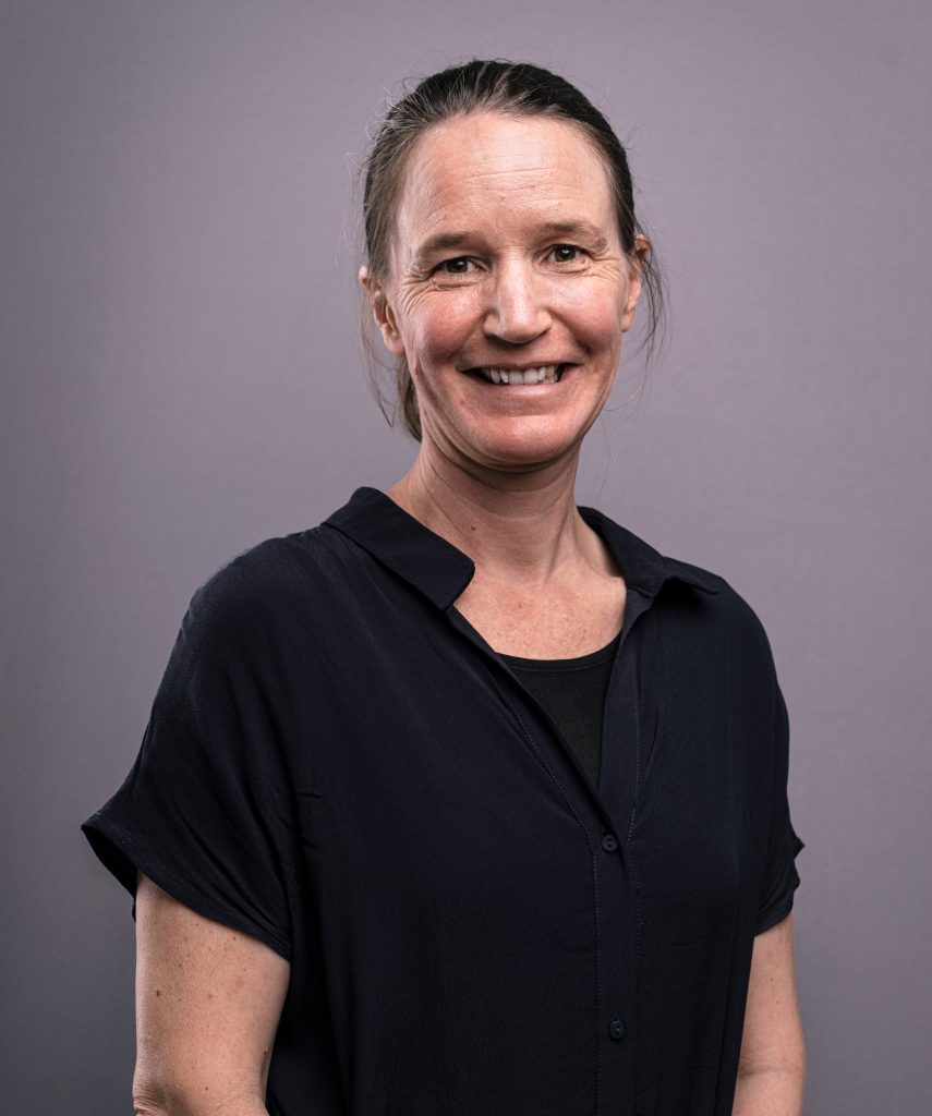 A portrait of a female board member at UU Invest